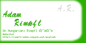 adam rimpfl business card
